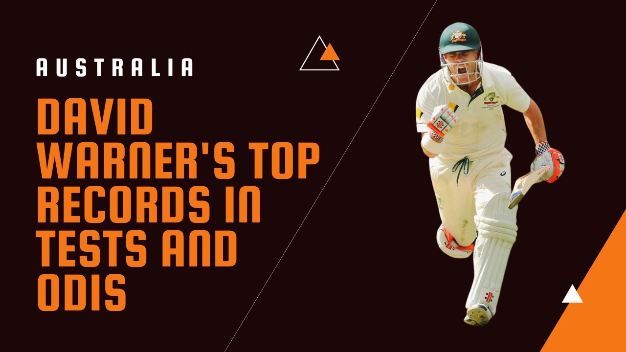 David Warner's TOP Records In Tests And ODIs #davidwarner  #cricket
