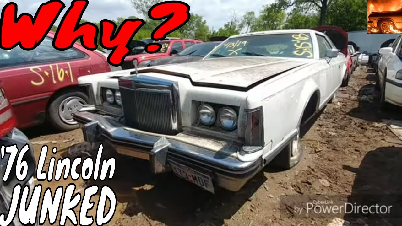 1977 Lincoln Continental Mark V Junkyard Find