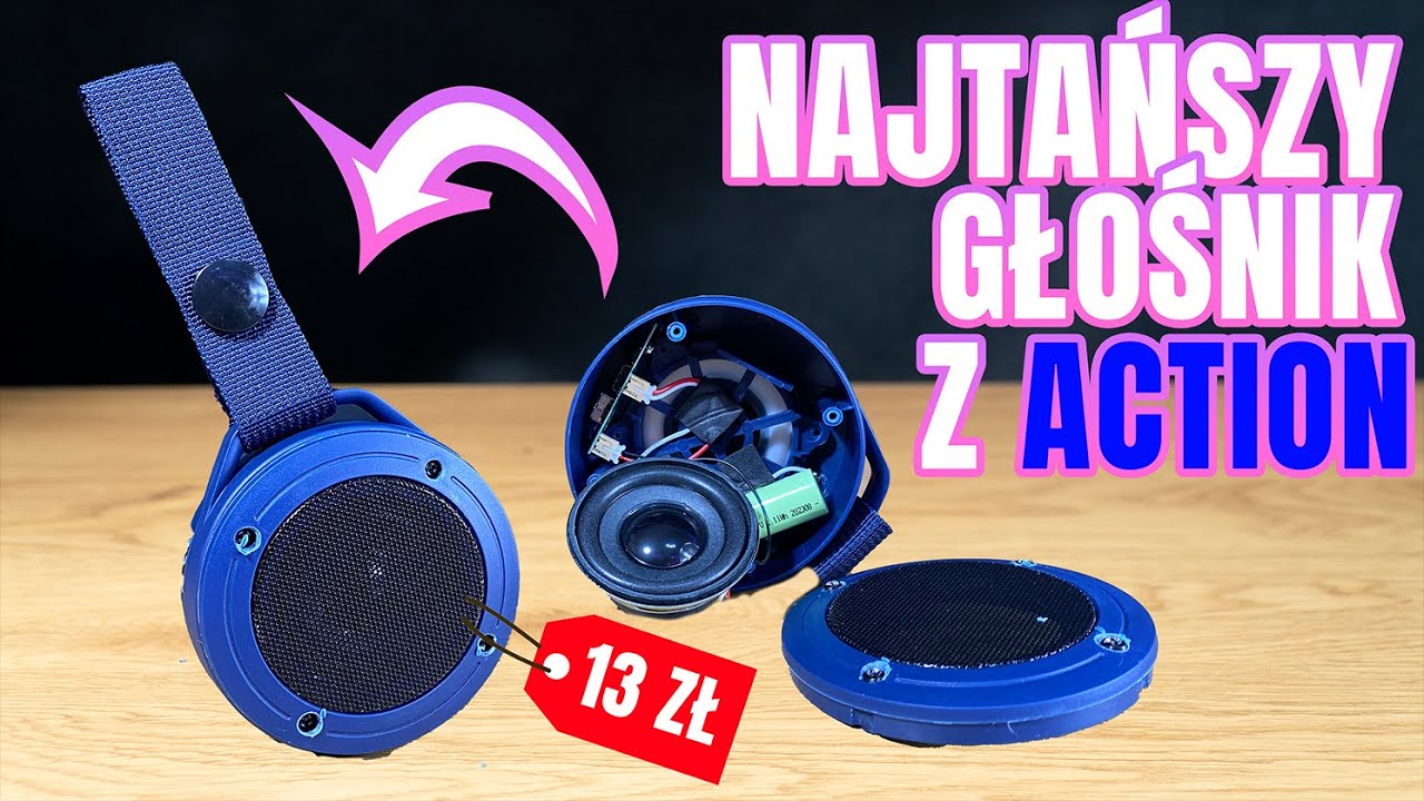 NAJTAŃSZY GŁOŚNIK Z ACTION ZA 13 ZŁ - Czy to ma sens?