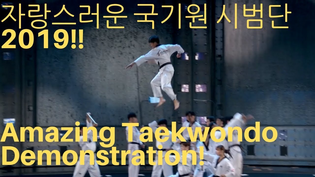 The World's Best Korea Kukkiwon Taekwondo Dmonstration! (국기원 태권도 시범단!)