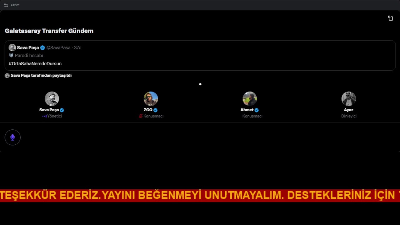 GALATASARAY TRANSFER GÜNDEMİ SPACE ODASI