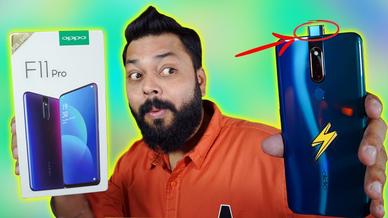 OPPO F11 PRO Unboxing & First Impression ⚡ Rising Camera Beauty