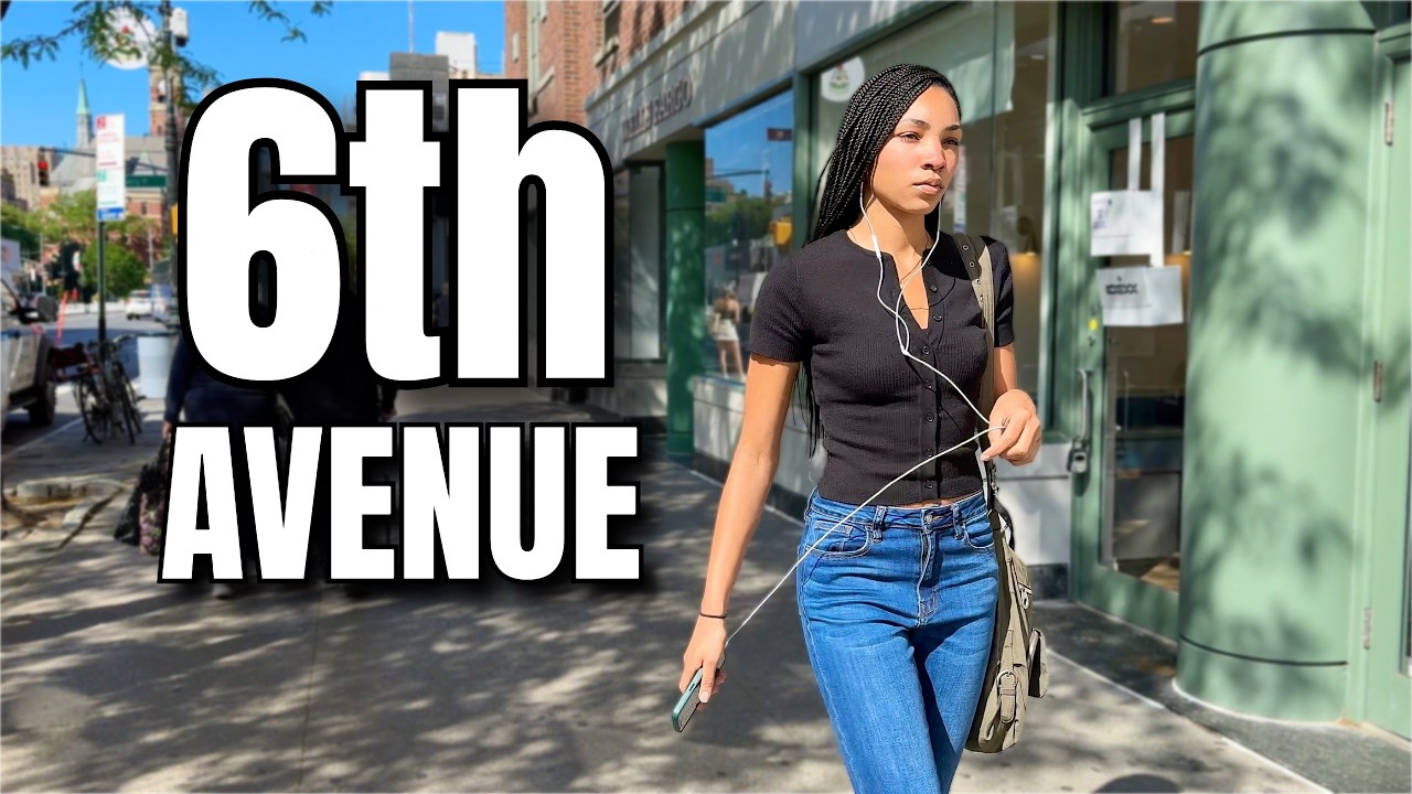 NEW YORK CITY Walking Tour [4K] - 6th AVENUE