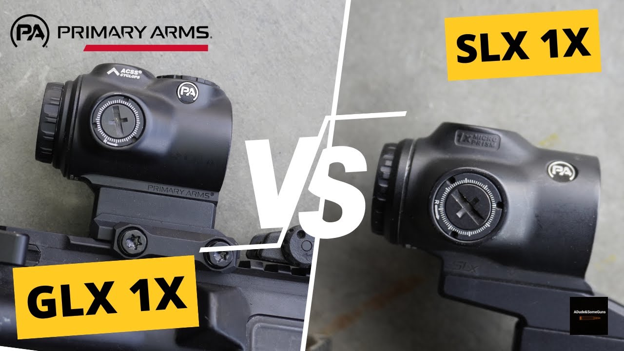 Primary Arms GLx VS SLx 1x Micro Prism: FULL COMPARISON (Which One is Better?)