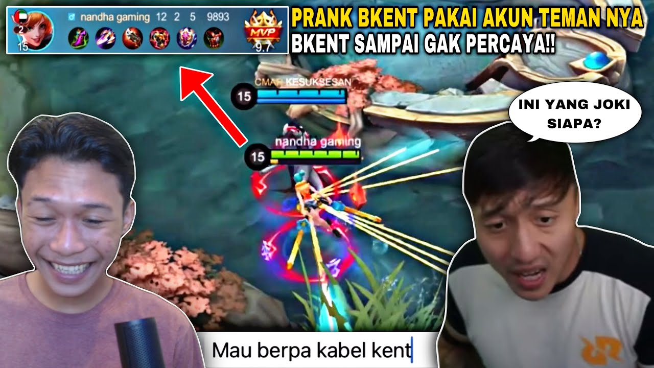 DAFFAXML PRANK BKENT JOKI AKUN TEMAN NYA!! BKENT SAMPAI GAK PERCAYA!!