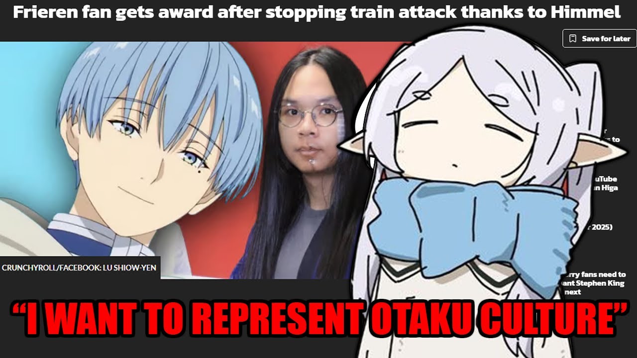 Frieren Fan Stops Deadly Train Attack and Says 