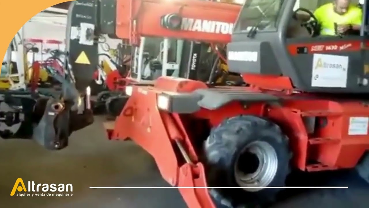 MANIPULADOR TELESCÓPICO GIRATORIO 14m CON CESTA MANITOU MRT 1432 Nº 2815