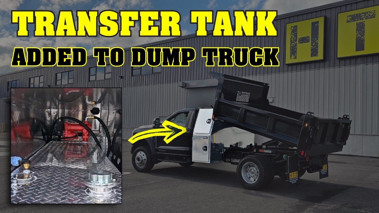 Transfer Tank and Fill Rite Pump Added to Dump Truck