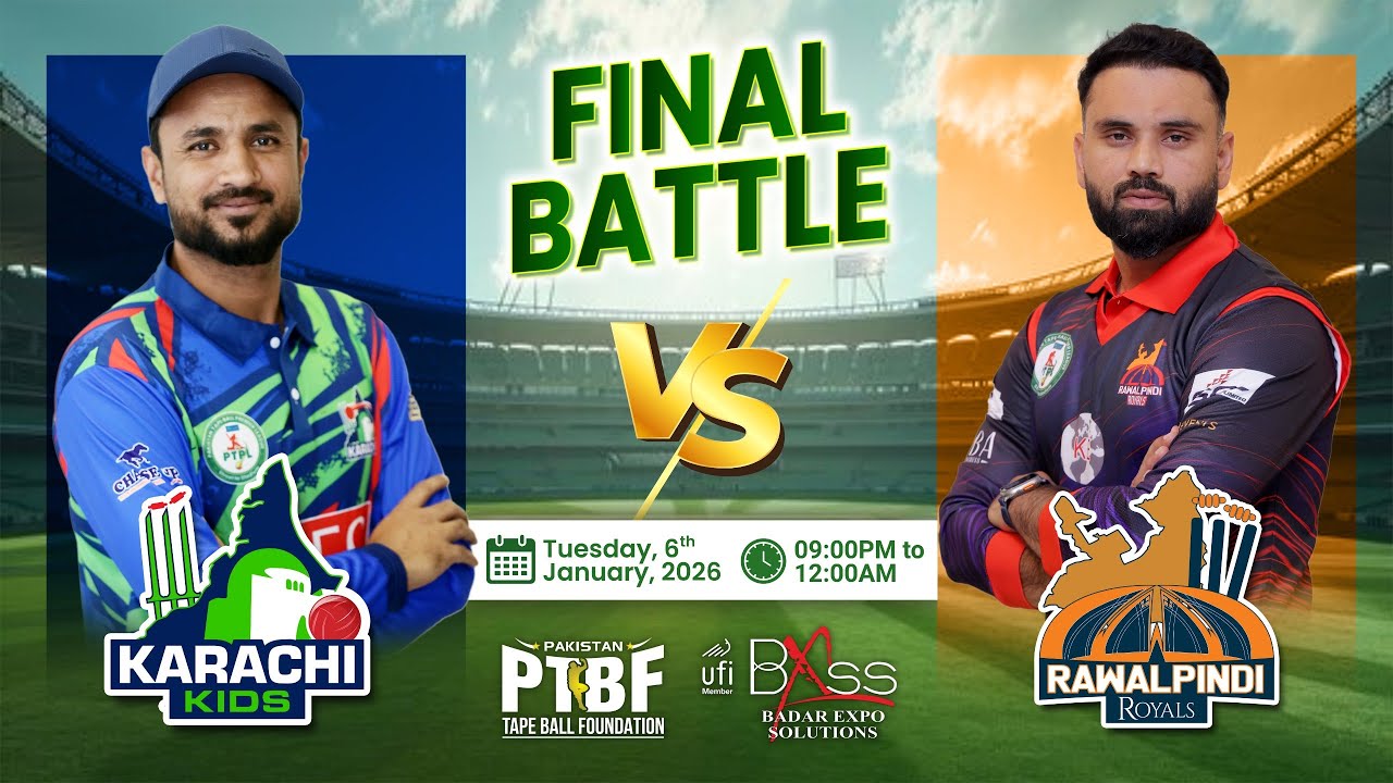 LIVE | Karachi Kids vs Rawalpindi Royals | Final Match | 06 January 2026