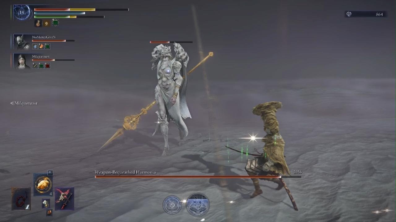 ELDEN RING NIGHTREIGN_Everdark weapon -Bequeathed Harmonia boss fight Balancer