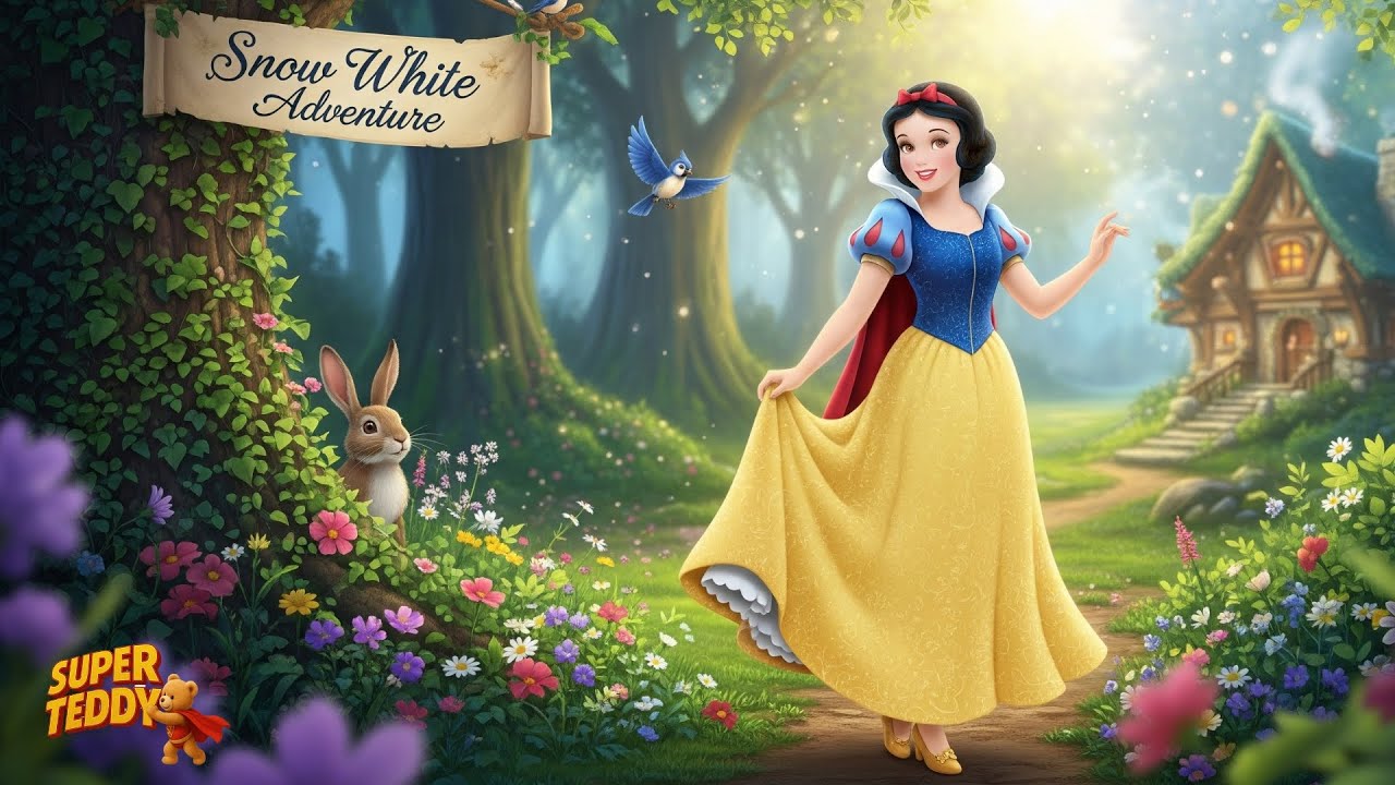 Don’t Miss This Magical Snow White Adventure! 🏰 - Fairy Tales - Super Teddy Kids Story