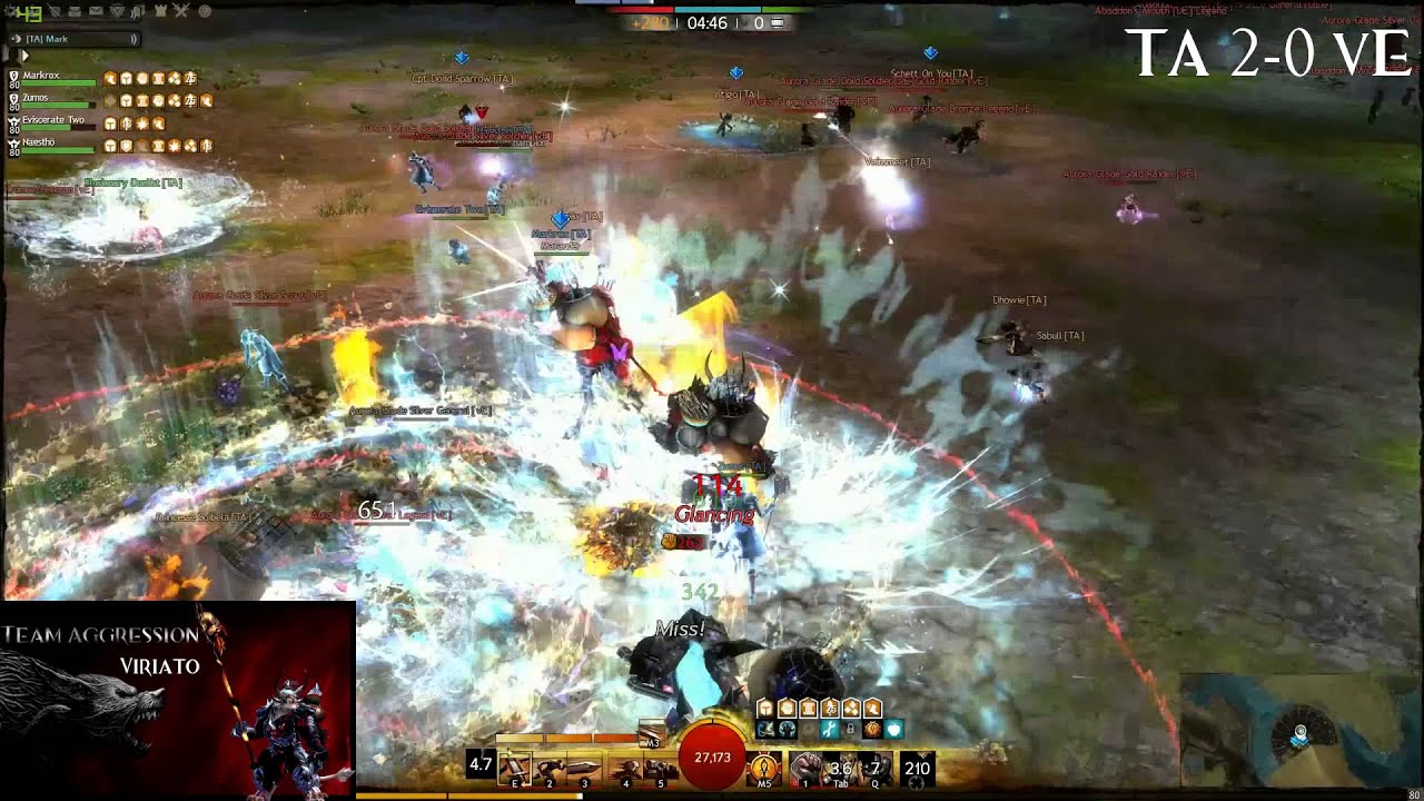 Guild Wars 2 - Warrior PoV GvG: Team Aggression [TA] vs Visceral Effect [vE] (10-06-14)