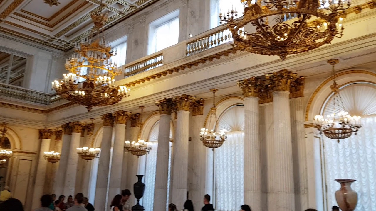 Throne Hall in Winter Palace, Saint-Petersburg, Russia