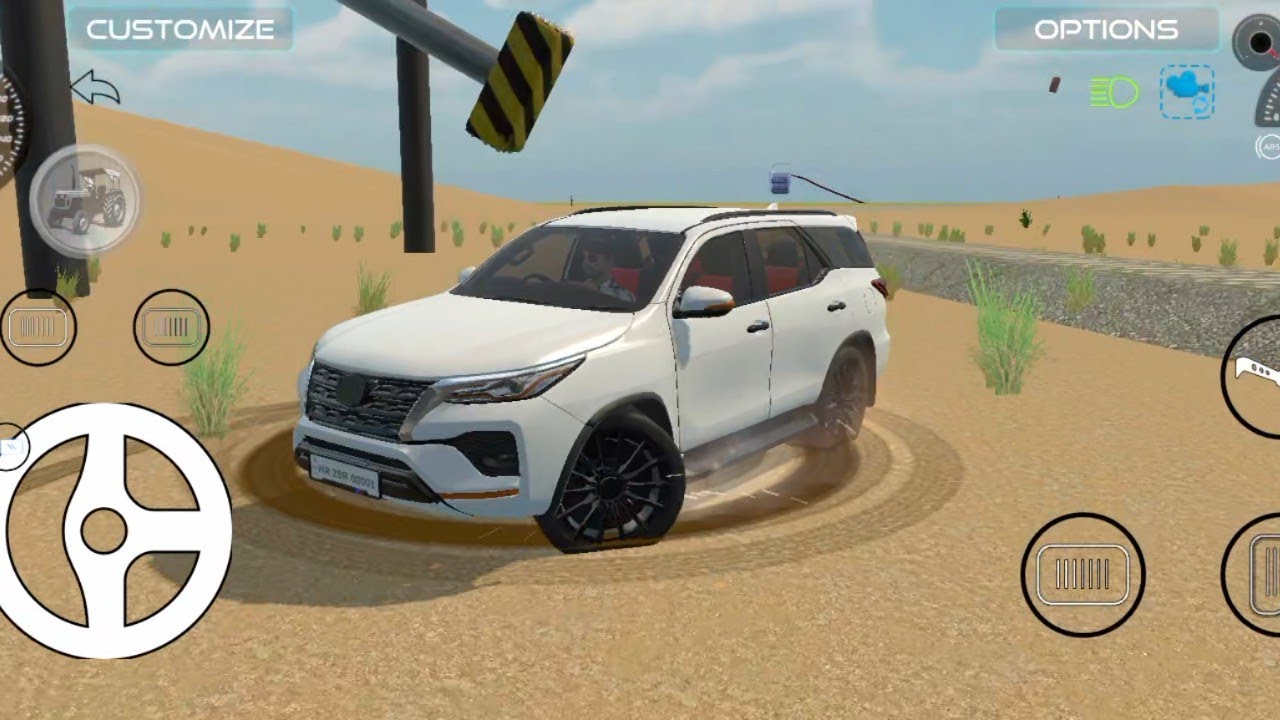 FORTUNER  stunts || in Indian vehicles simulator 3d 