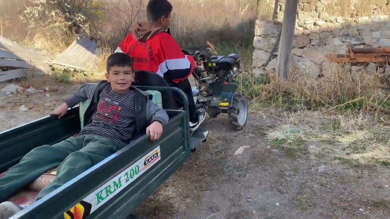Çapa makinası römorku montajı ve kullanımı