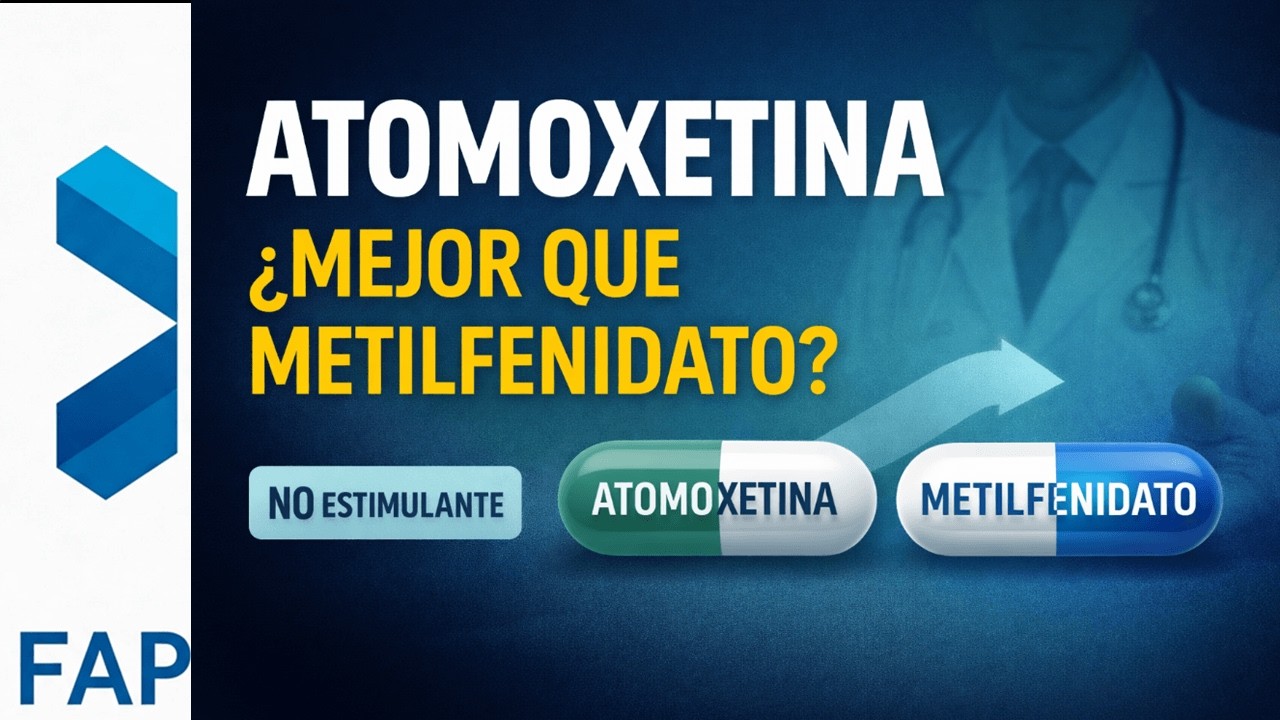 Atomoxetina: alternativa segura al metilfenidato para el TDAH