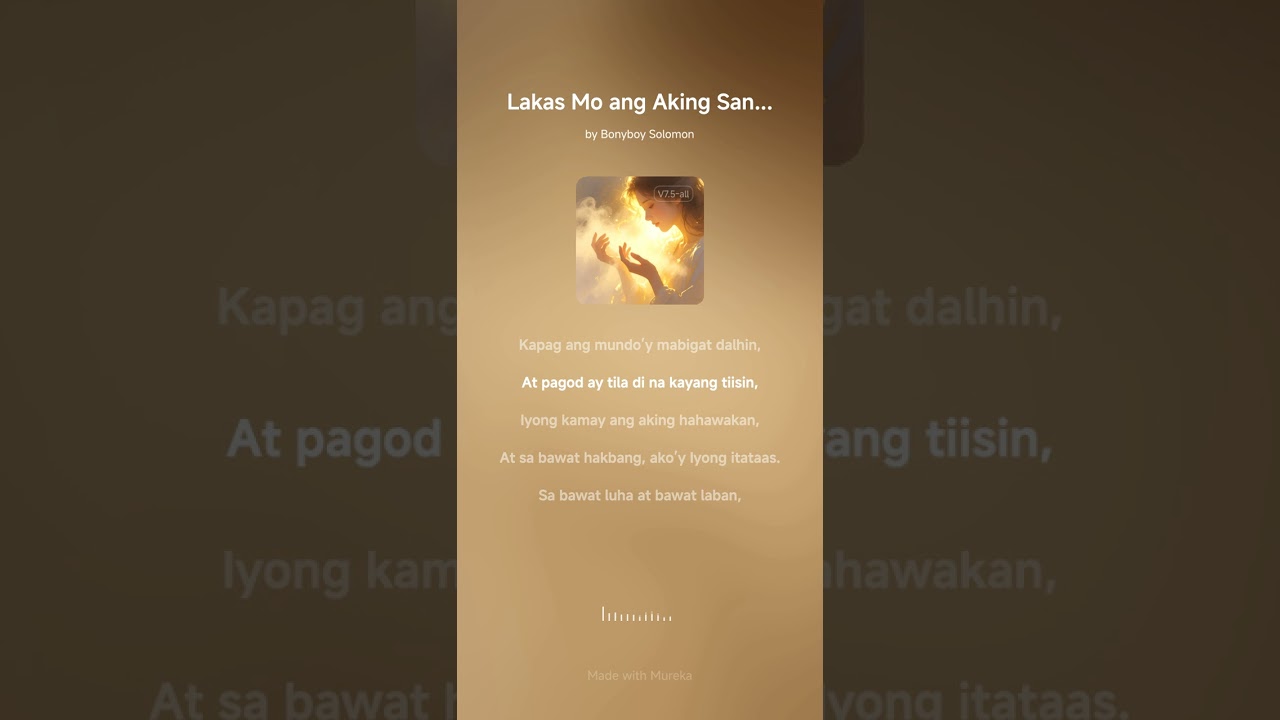 Lakas Mo Ang Aking Sandigan