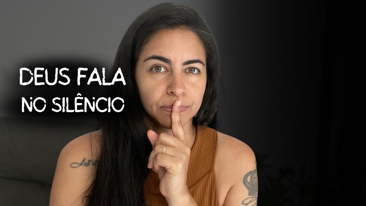 Silêncio NÃO É Solidão - É O Lugar onde Deus te encontra.