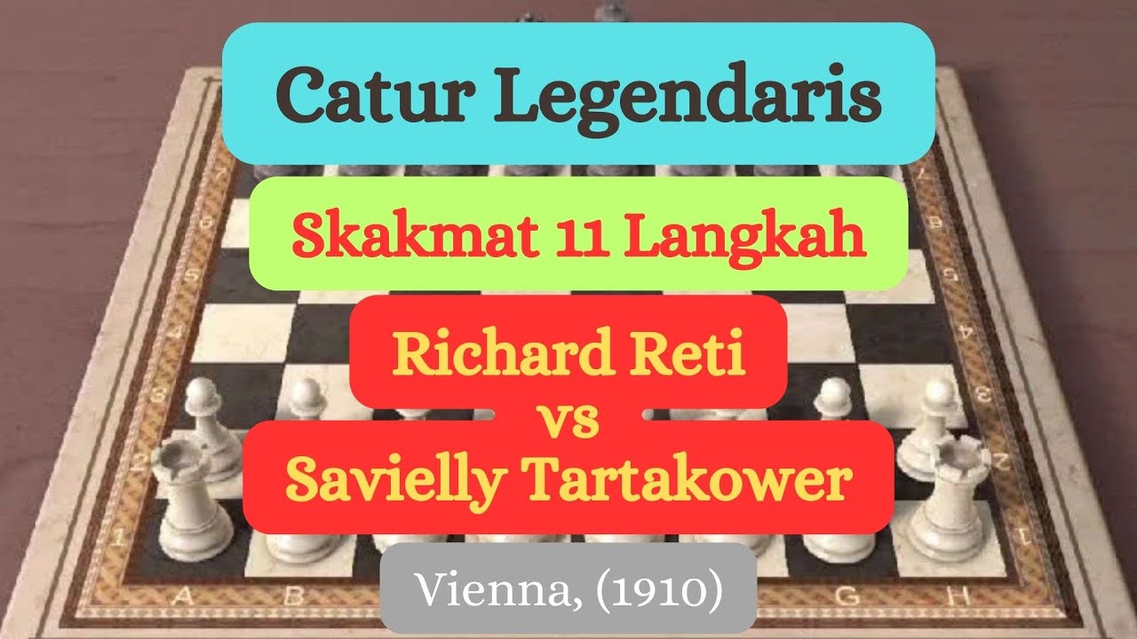 Catur Legendaris 11 Langkah, (Richard Reti vs Savielly Tartakower) 1910.