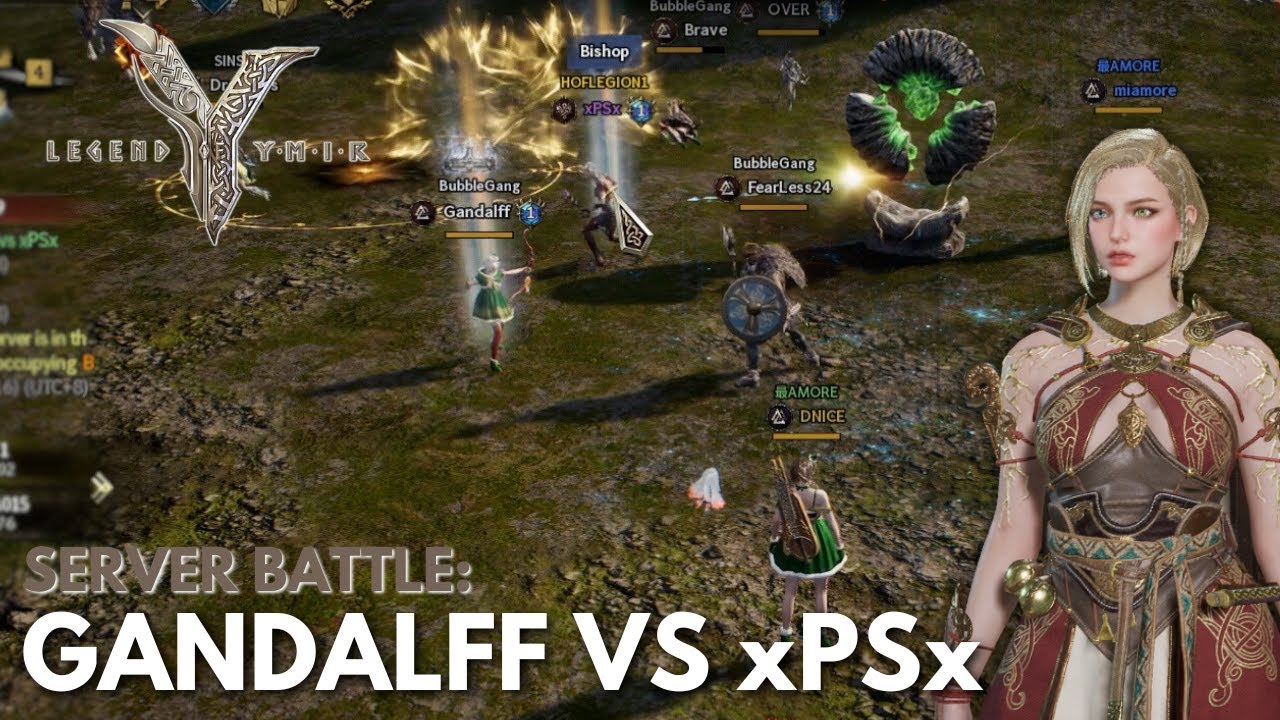 server battle: gandalff vs xPSx | Legend of Ymir