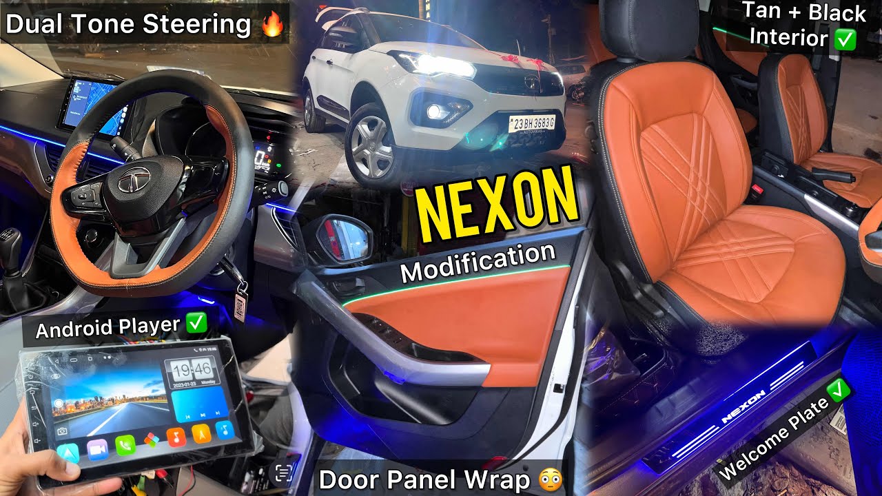 2023 Tata Nexon XMS Modified To XZ Plus ✅ Tata Nexon XMS Modification 🔥