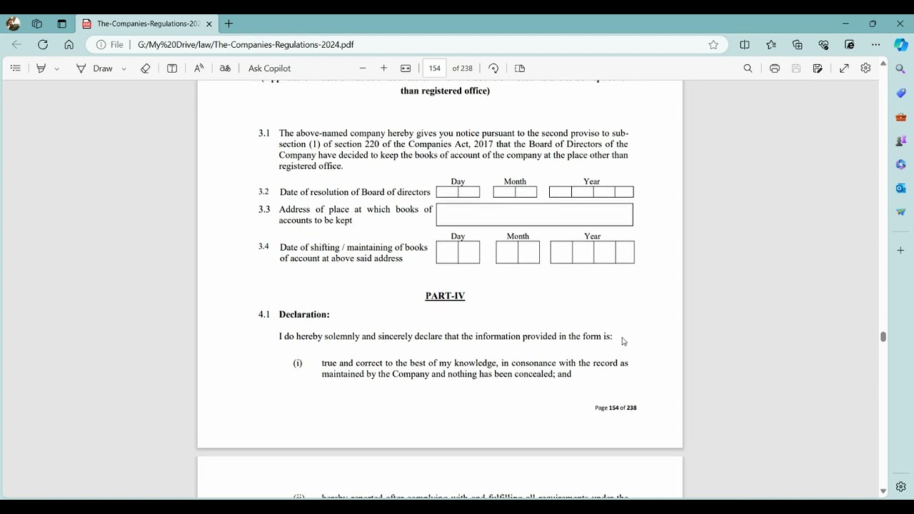 New Form-21 - Companies Regulations-2024 | SECP EZFILE Portal