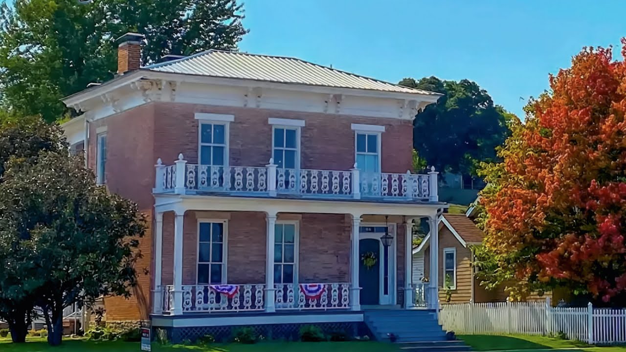 The Enchanting Elgin/Cottrell House: Step into a 1840's Riverside Victorian Mansion