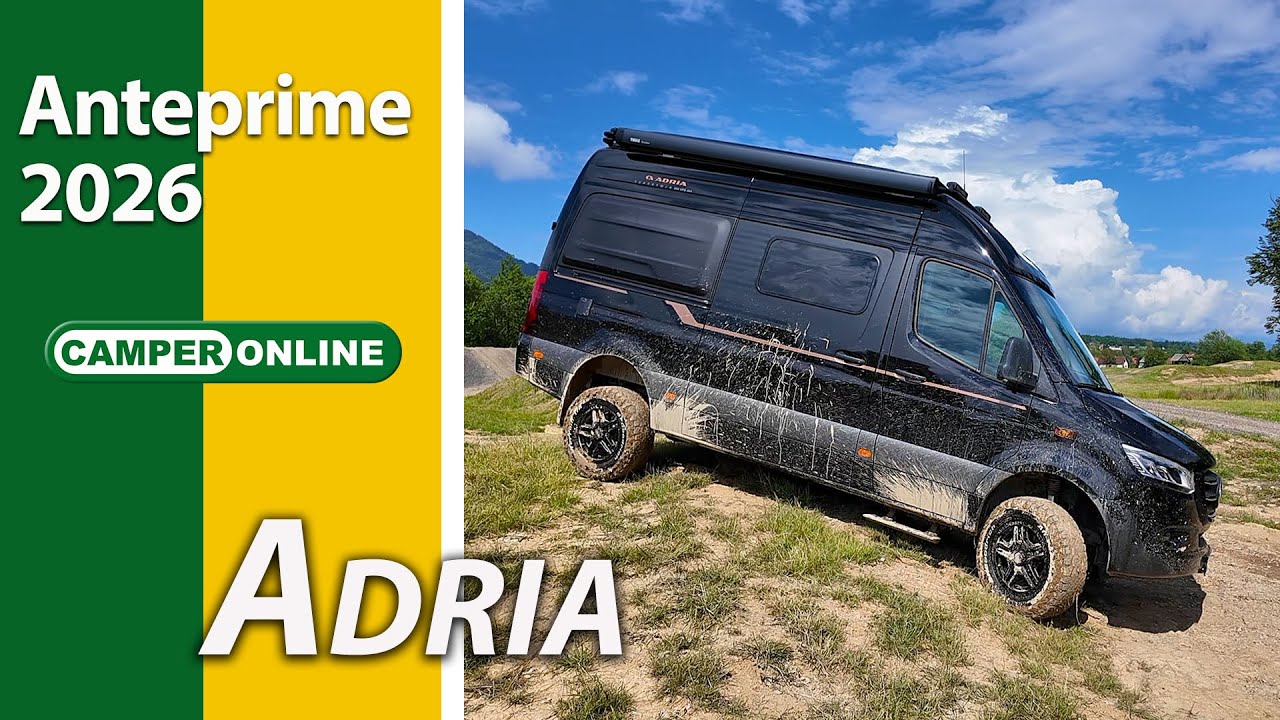 Adria: anteprime e novità camper, van e caravan 2026