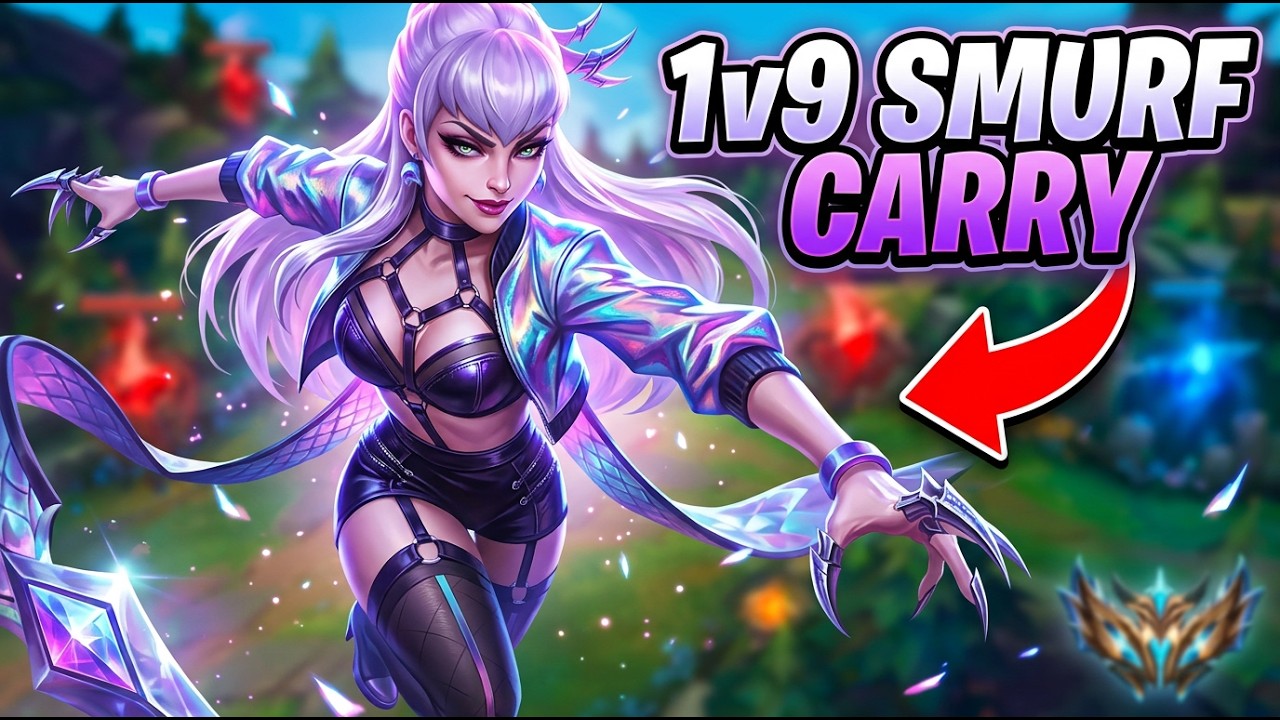 Carry Games On Your Own Like A SMURF As Evelynn!