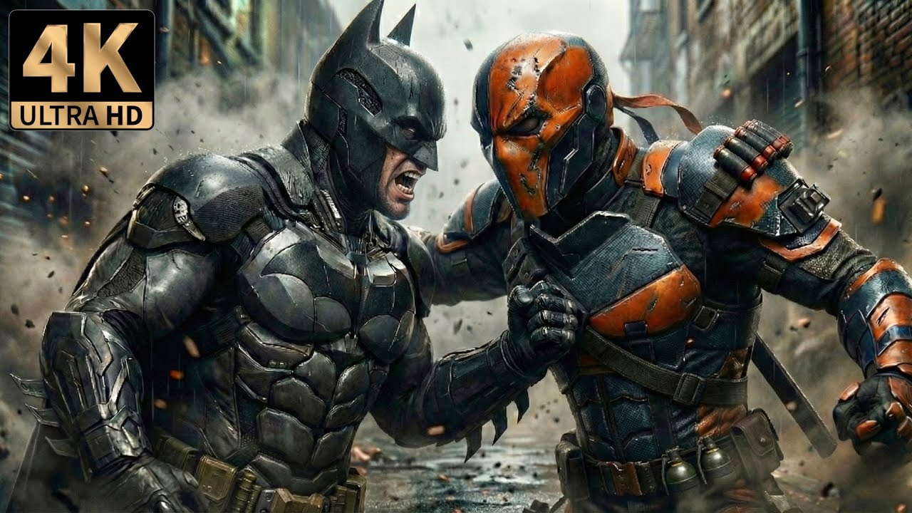 The BATMAN vs. DEATHSTROKE fight we’ve been asking for!