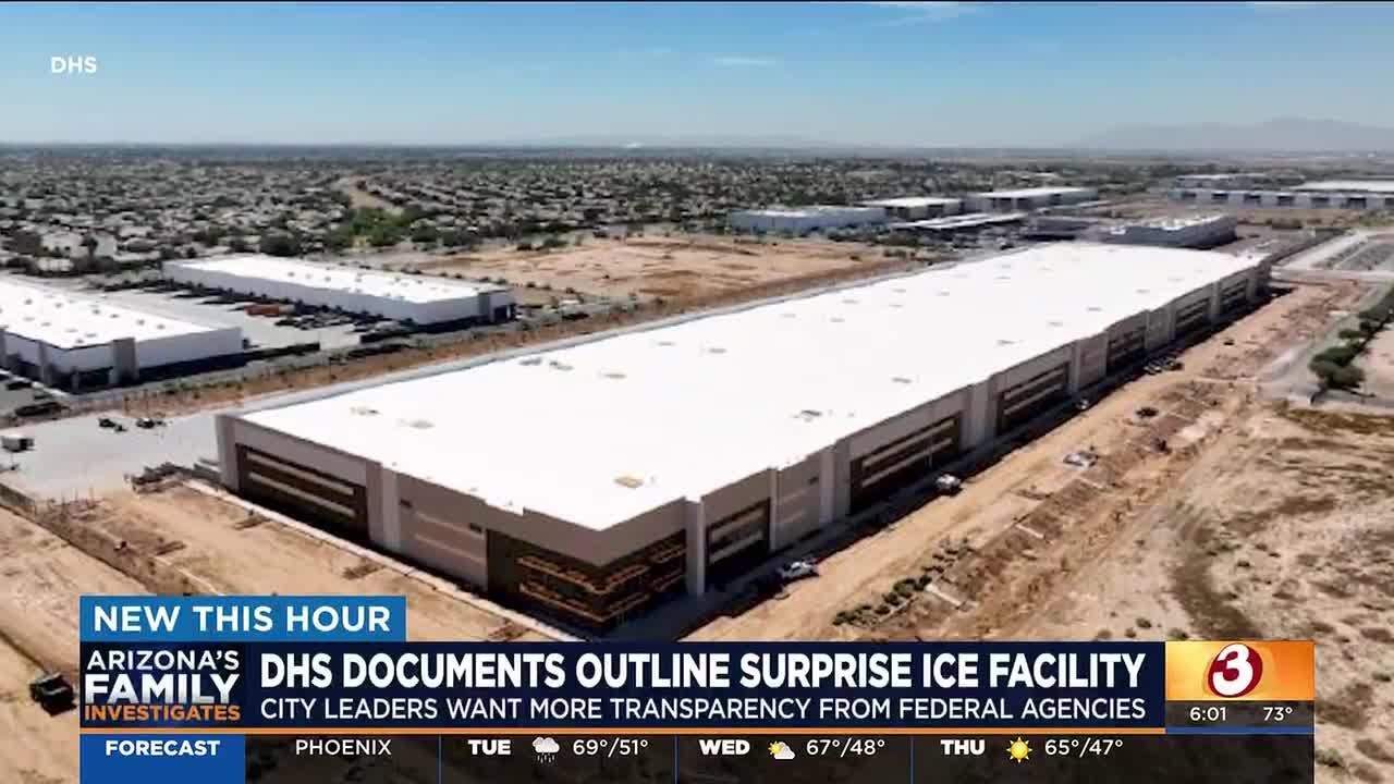 ICE facility to house up to 1,500 detainees in Surprise, documents say