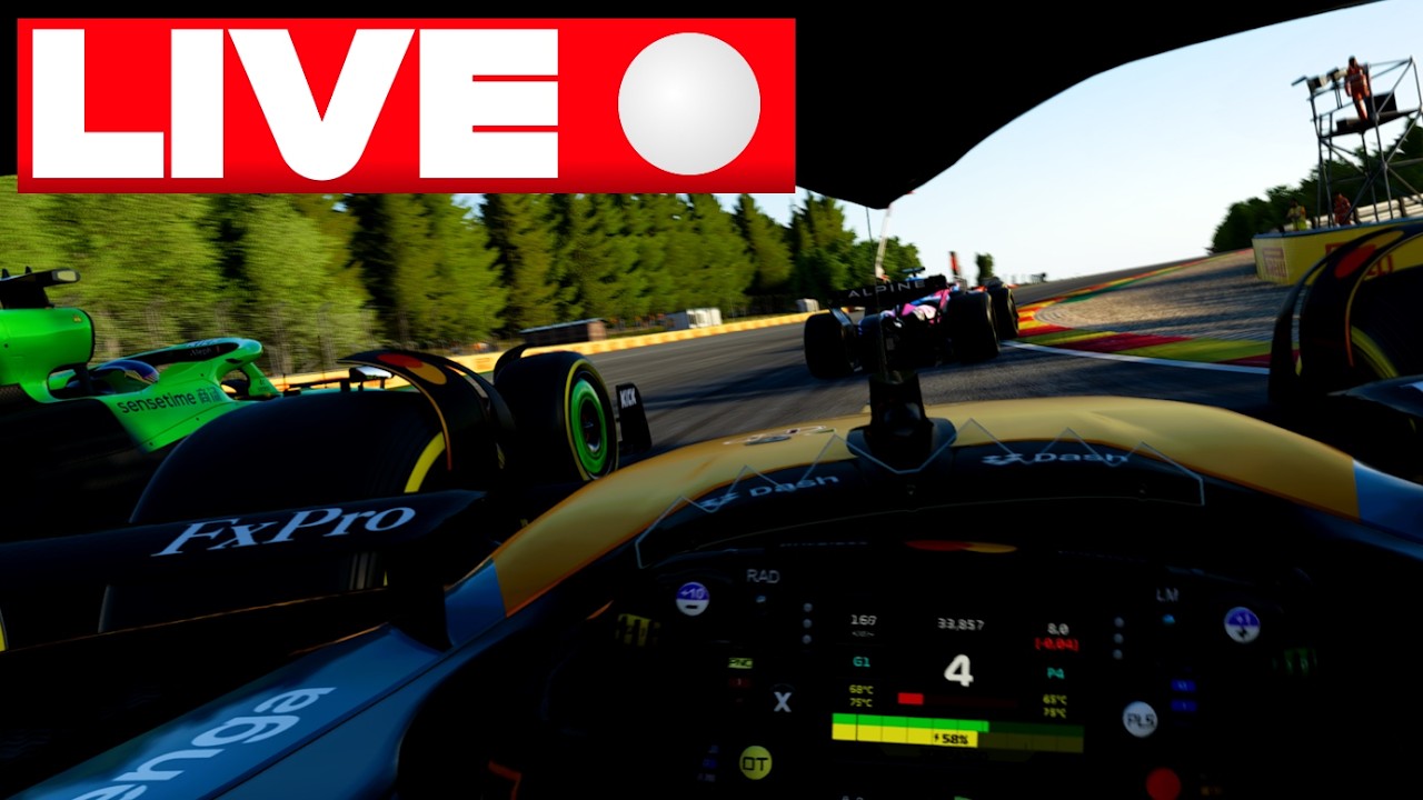 [F1 25] Cockpit Real Racing 2025-26 | R14 | Belgian GP League Race