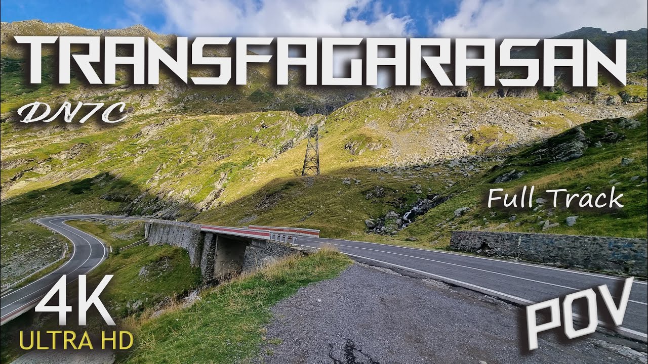 Trasa Transfogarska DN7C  Rumunia Cała Trasa POV /   Transfagarasan DN7C Romania Full Track (4K)