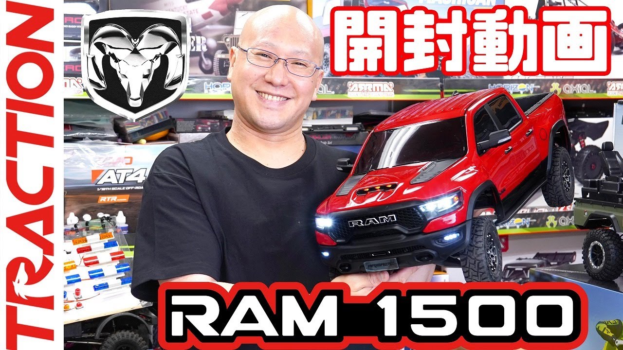 ＃OBLHOBBY　#tractionhobby トラクションホビー＆ Primal RC製 1/8 Scale RAM 1500 RTR 4WD Trail Truck　1/8スケールラジコン