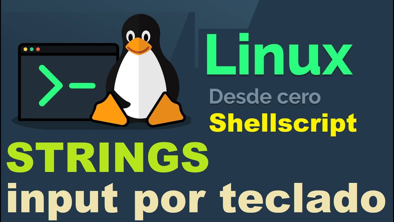 Curso de Linux desde cero para principiantes |  STRINGS, NUMBERS, INPUT POR TECLADO (video 53)