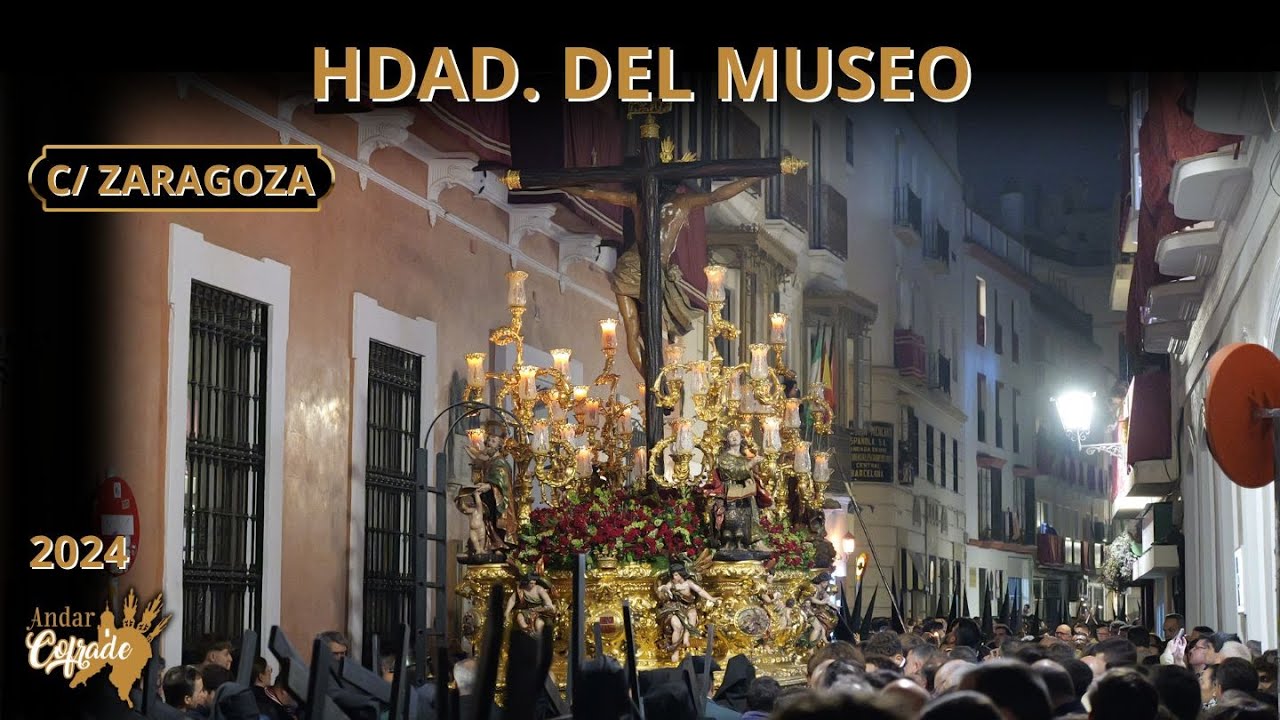 4K HDAD. DEL MUSEO - C/ ZARAGOZA - LUNES SANTO SEVILLA 2024