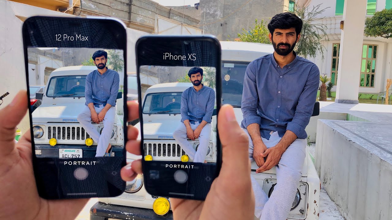 iPhone XS vs iPhone 12 Pro Max Portrait Mode Test | Day & Night Results