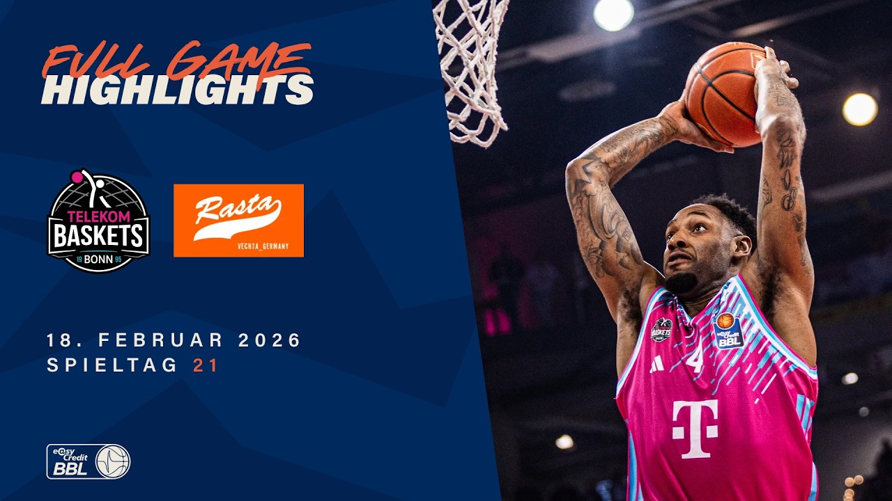 Telekom Baskets Bonn vs. RASTA Vechta - Full Game Highlights - Spieltag 21, 25/26