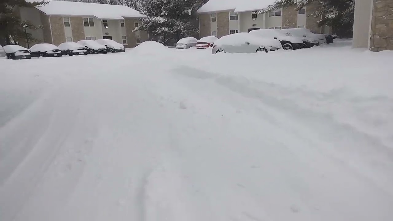 Winter Storm Fern Dumps On Greenwood Indiana 