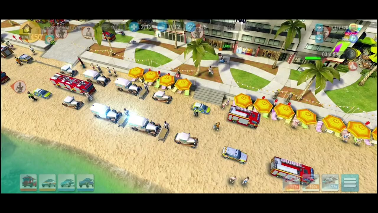 SHOPPING MALL FIRE❗️LEVEL450❗️EMERGENCY HQ GAMEPLAY STRATEGY