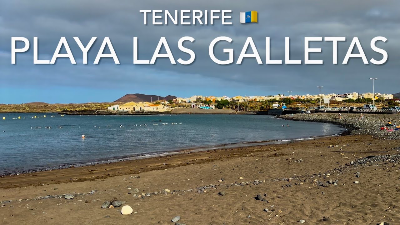 Playa Las Galletas, Tenerife (4K)