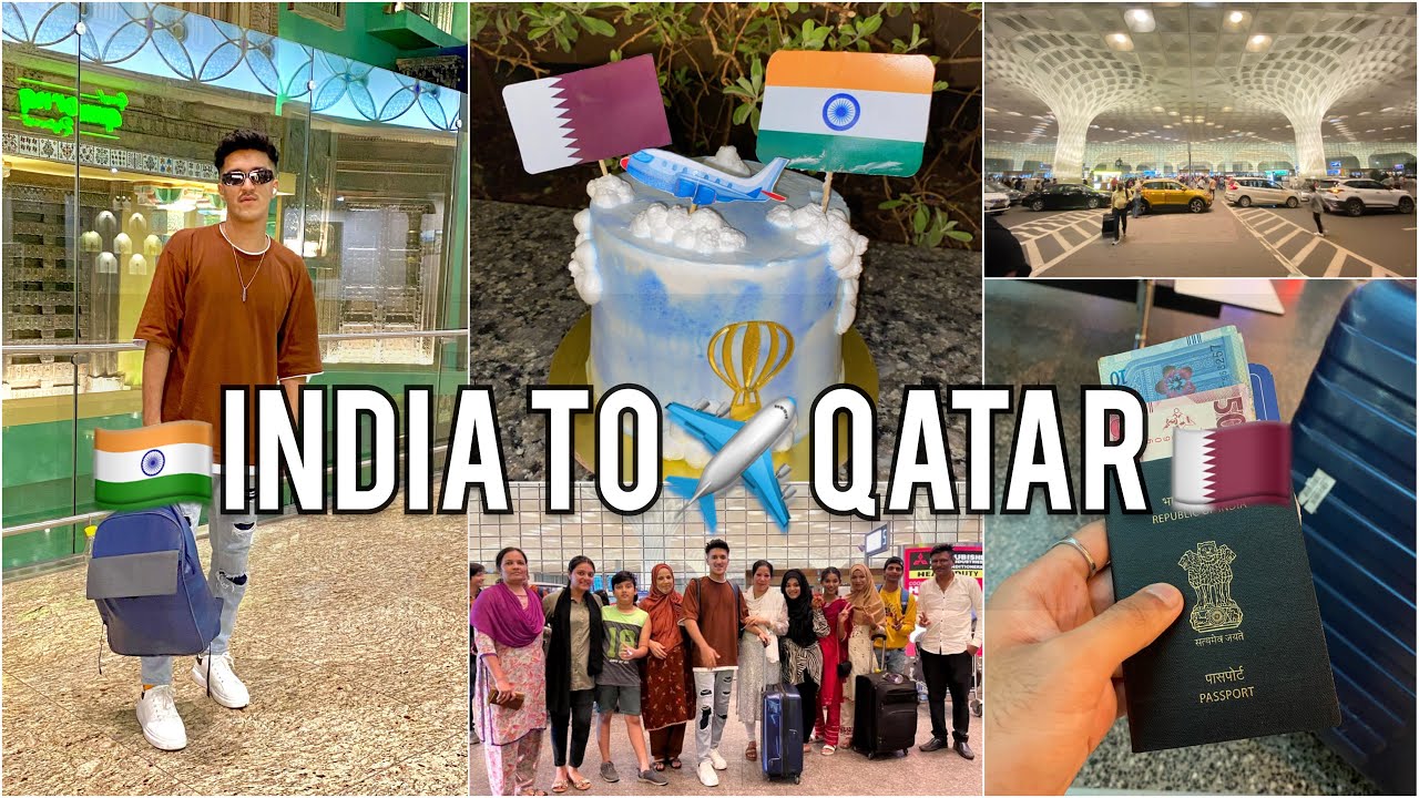 My First International trip to Qatar ✈️🇶🇦🤩💯 | Mumbai to Doha city 😍 #doha #qatar