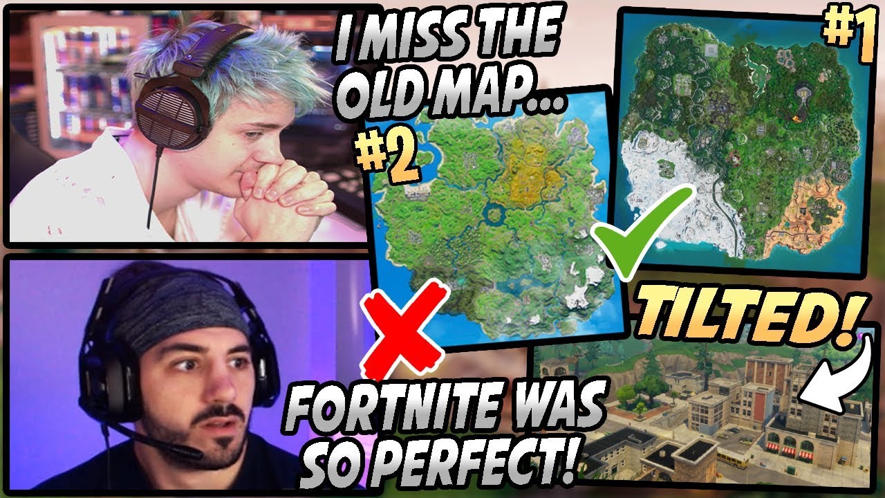 Ninja & NickMercs Get EMOTIONAL After Remembering Tilted Towers & Explain Why The OLD MAP Is BETTER!