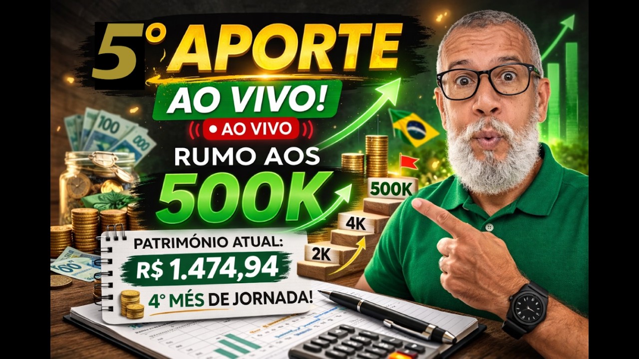 5o. Aporte rumo aos 500 K @JunteeVaiSussa 