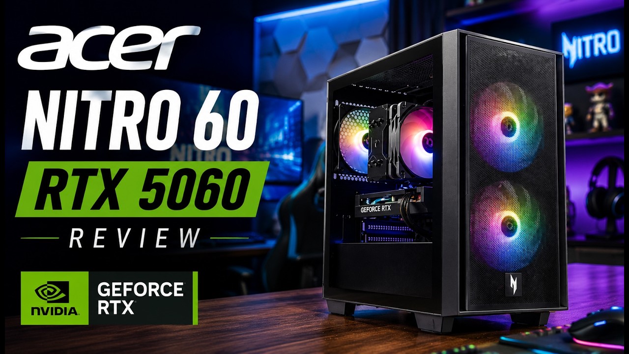 Acer Nitro 60 Gaming Desktop Review | Best RTX 5060 Gaming PC 2026!