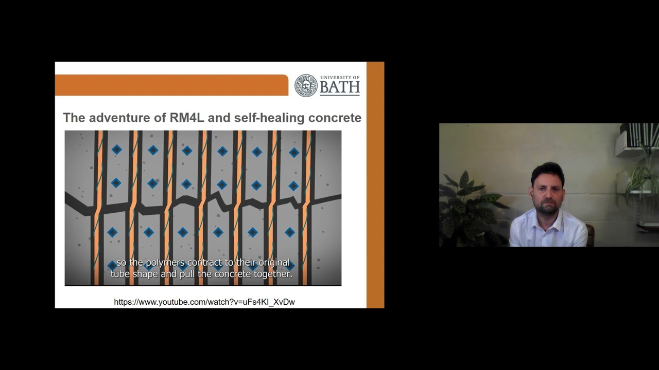 Self-Healing & Self-Sensing Cement Concrete: Dr. Kevin Paine, University of Bath, UK (ICCMS 2021)