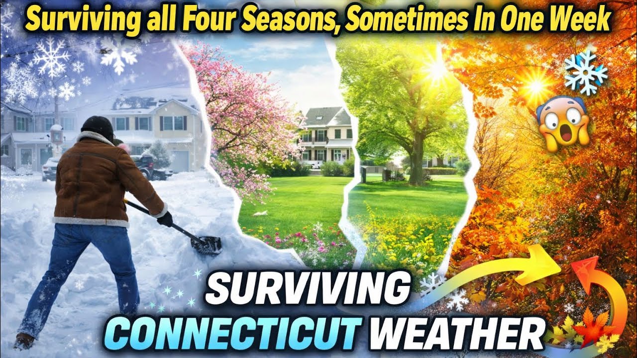 A Day In The Life Of A Connecticut Resident | Surviving all Four Seasons, Sometimes In One Week ❄️⛄️
