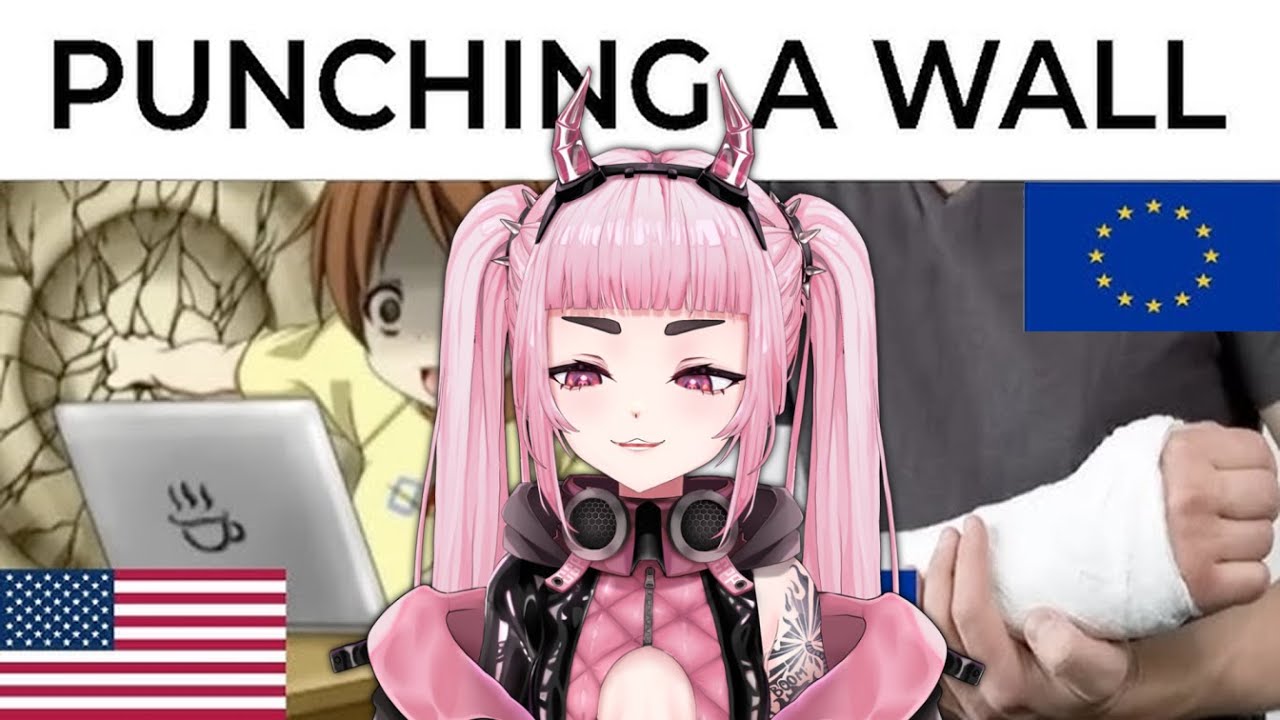 Romanian Vtuber reacts to USA vs EUROPE MEMES //VaazkL