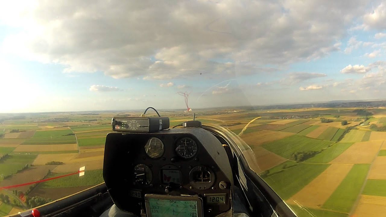 Knapper Endanflug (6-fach Zeitraffer)