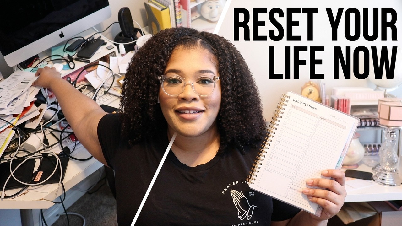 How to ORGANIZE and RESET your Life for 2022 | RisingToBe.com 💫